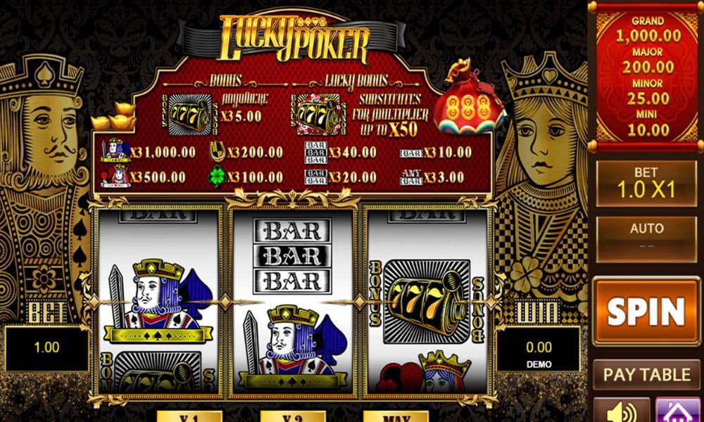 Slot Lucky Poker